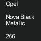 Preview: Opel, Nova Black Metallic, 266.